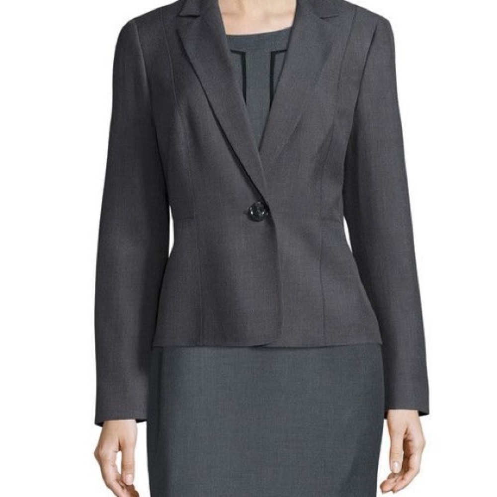 Plus Size Gray Blazer